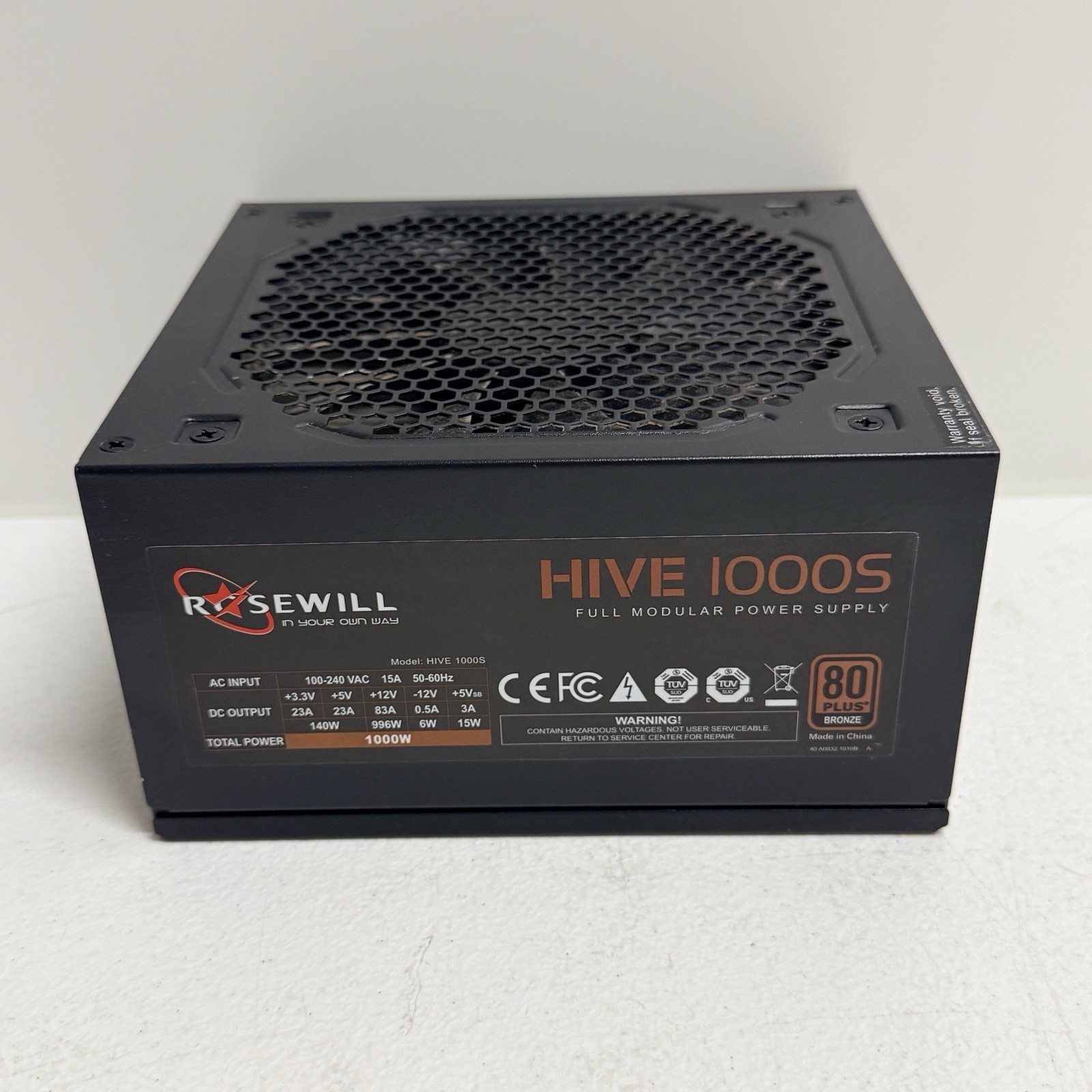 Rosewill HIVE-1000S 80 Plus Bronze Full Modular Power Supply