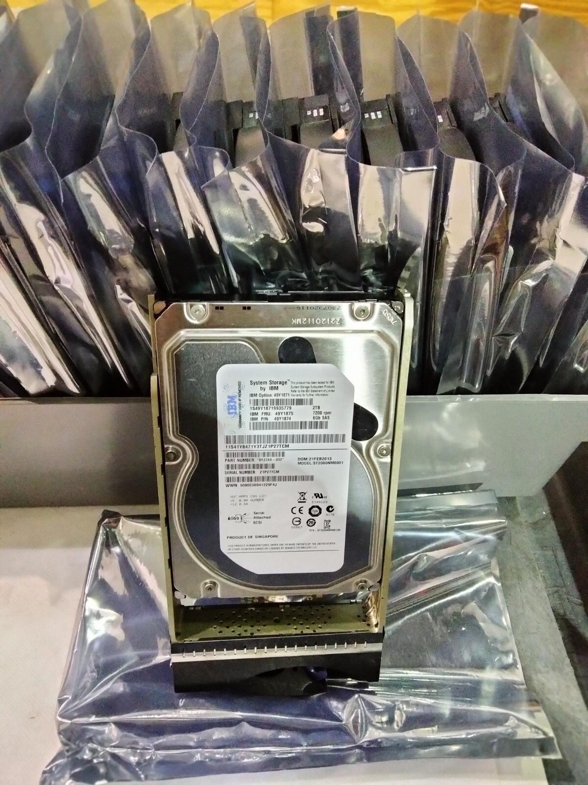 DEFECTIVE lot of 40 IBM 49Y1871 2TB 72K rpm 6Gb SAS HDD SEAGATE ST2000NM G3D