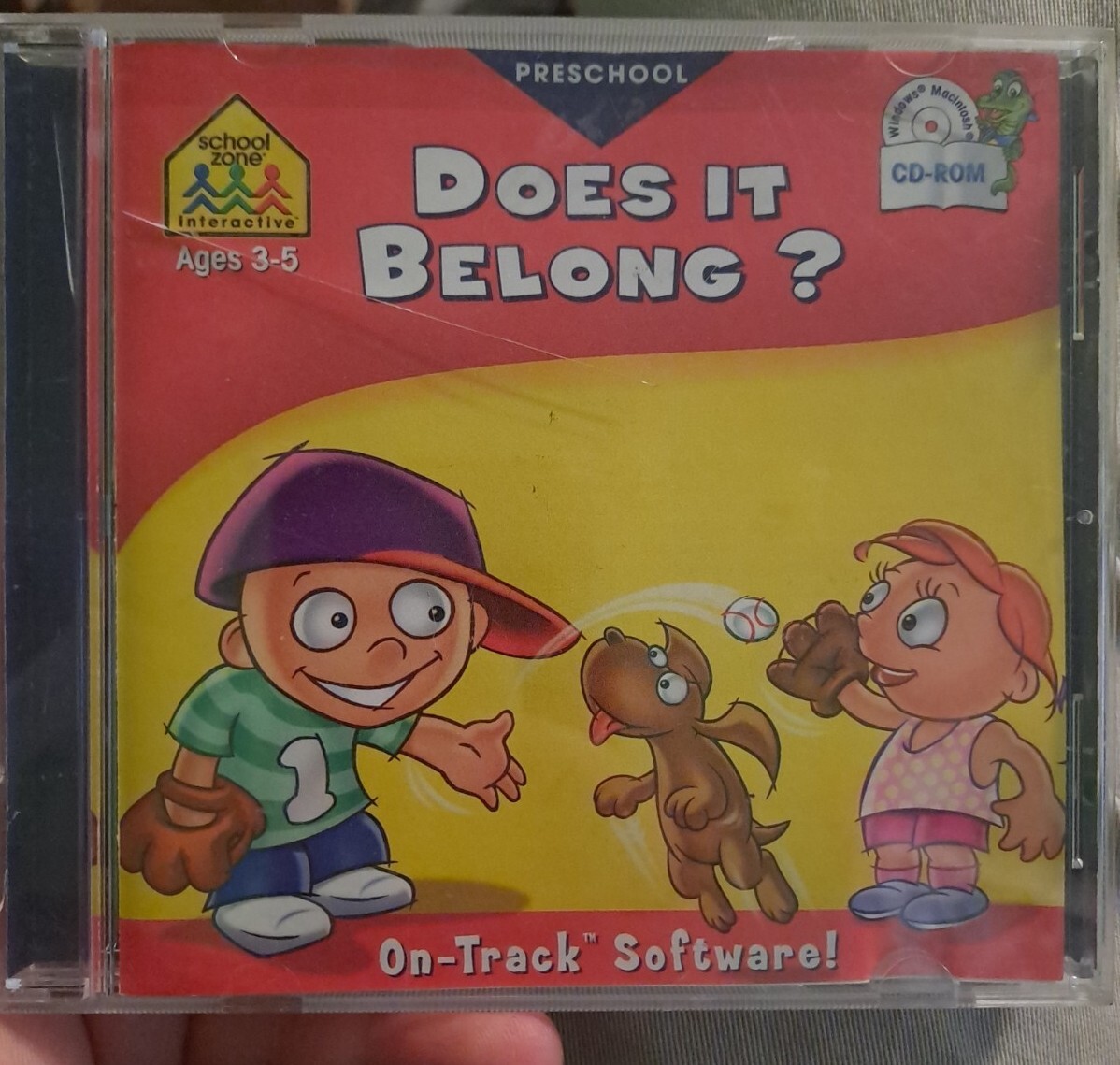 Does It Belong? Preschool Ages 3-5 School Zone Interactive CD-ROM (2004)