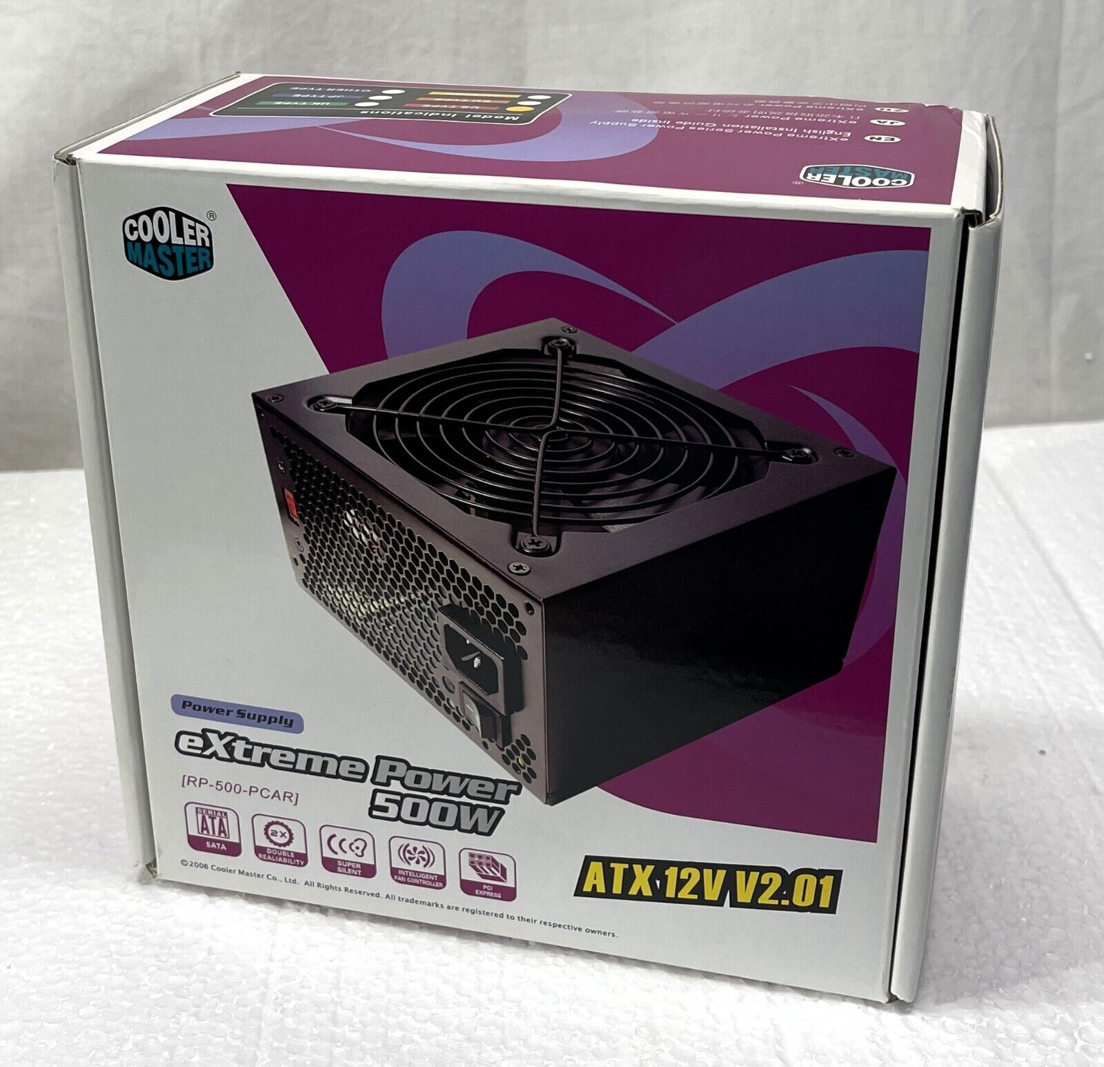 New Cooler Master eXtreme Power 500W PC Power Supply ATX 12V v2.01 PSU