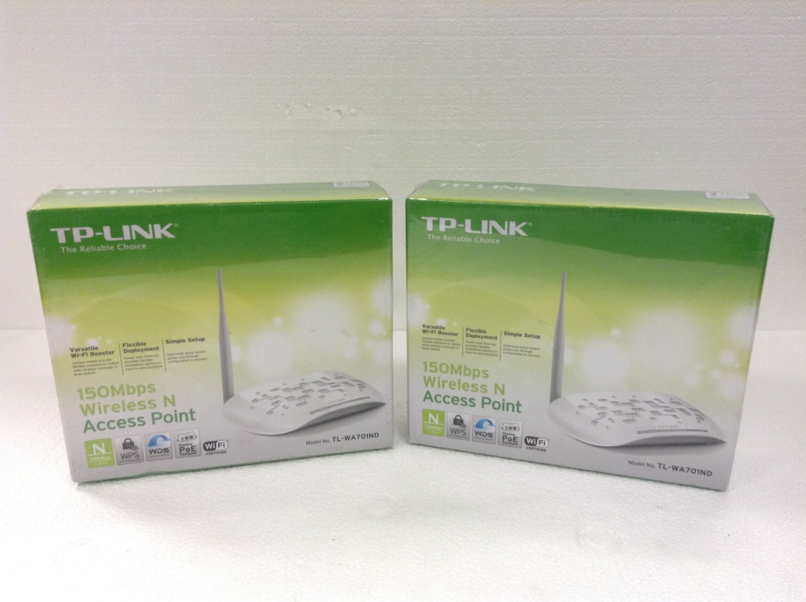 Lot of 2 TP-Link TL-WA701ND Wireless N Access Point 150Mbps New 