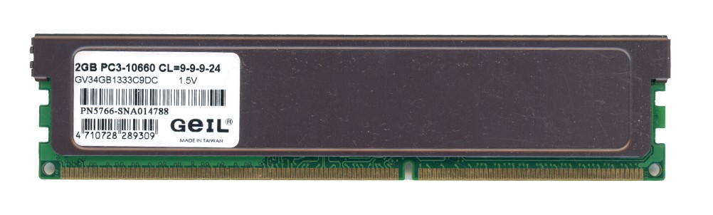 MEMORY AWESOME 2GB DDR3 PC3-10600U 1333MHz GV34GB1333C9DC Non-ECC