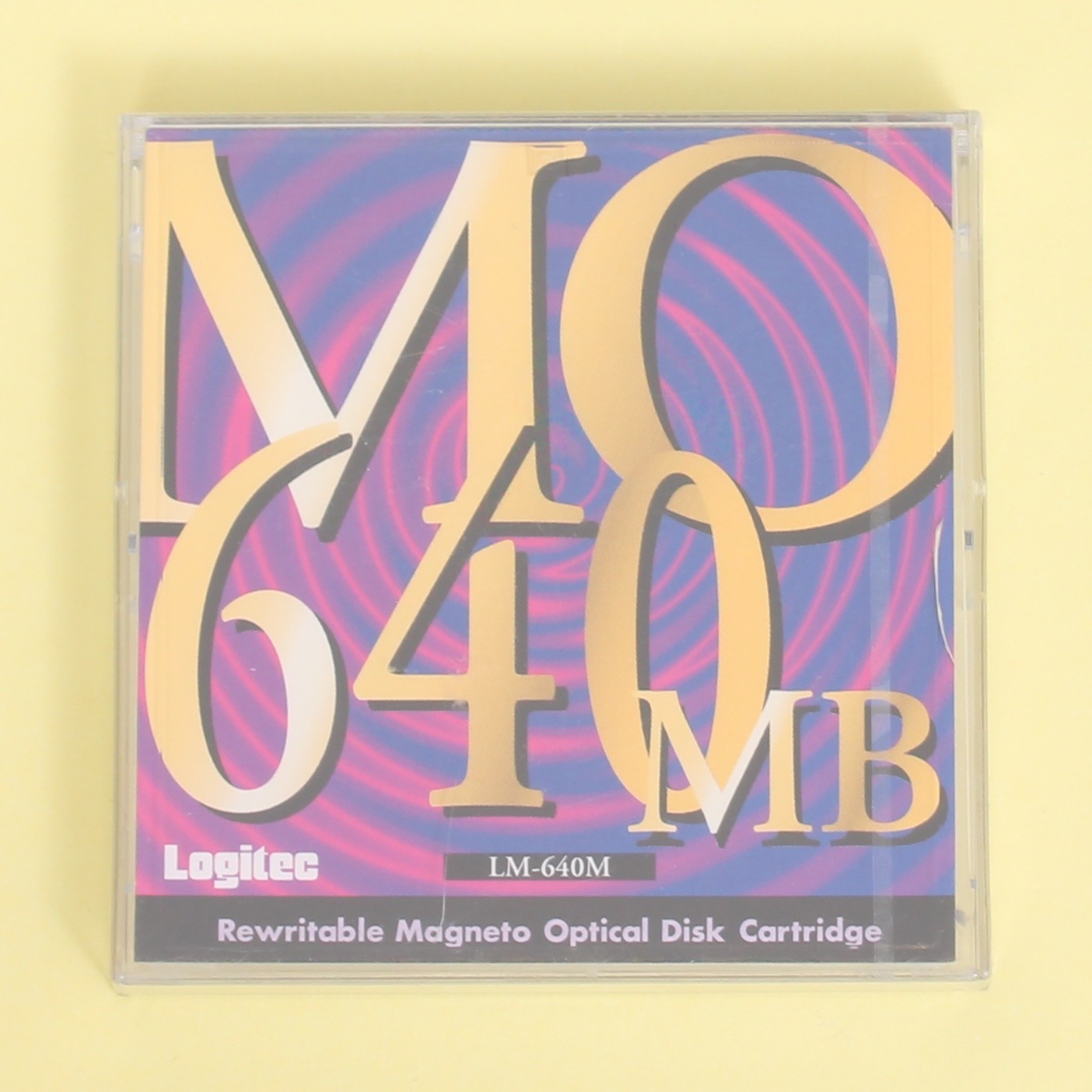 Logitec LM-640M 640MB Rewritable Magneto Optical MO Disk *NEW & SEALED*