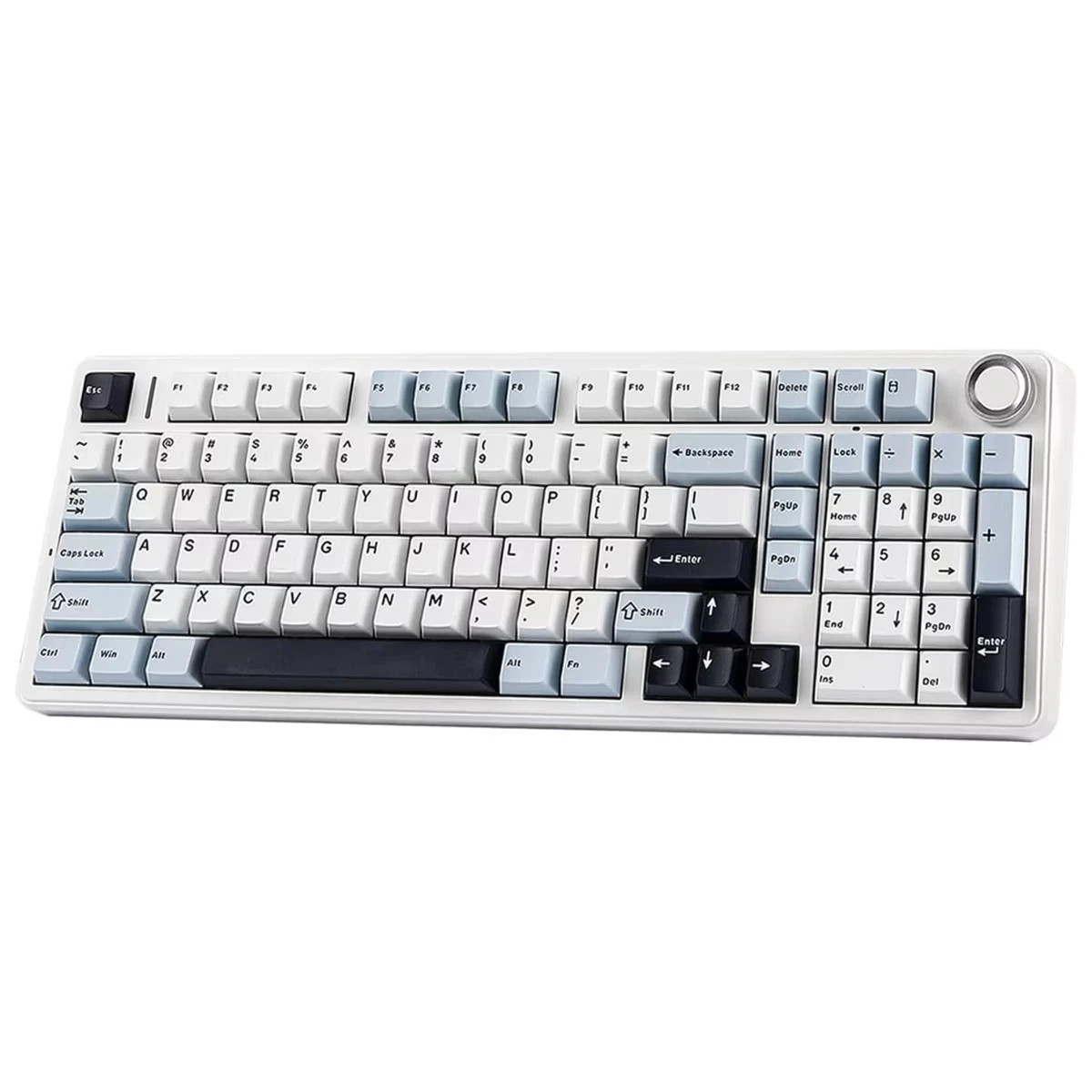AULA F99 Pro Wireless Mechanical Gaming Keyboard Tri-Mode RGB Backlit Blue/White