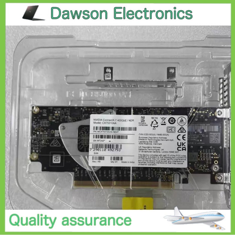 New NVIDIA ConnectX-7 NDR 400Gb Adapter OSFP CX75310AA MCX75310AAS-NEAT Card