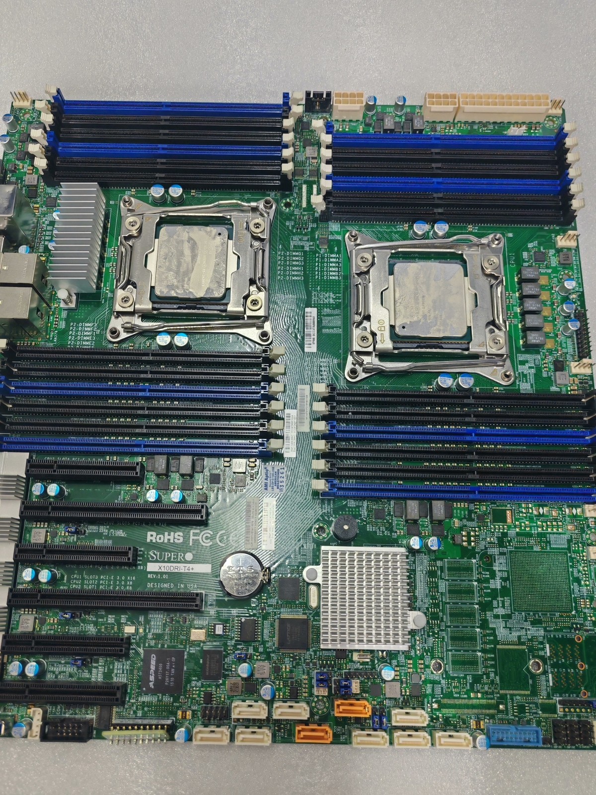 Supermicro X10DRi-LN4+ Dual LGA2011-3 Board|24 DDR4 Slots|Quad GbE LAN| E5 V3 V4