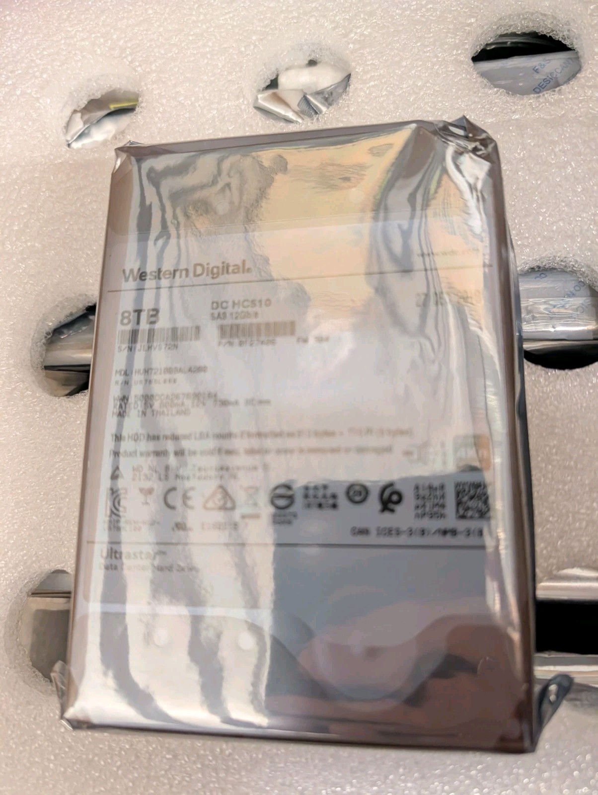 [NEW SEALED] Western Digital/HGST DC510 HUH721008AL4200 Ultrastar 8TB SAS 12G HD