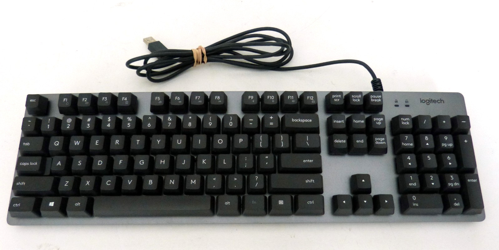 Logitech K840 Mechanical Corded Keyboard USB With Box