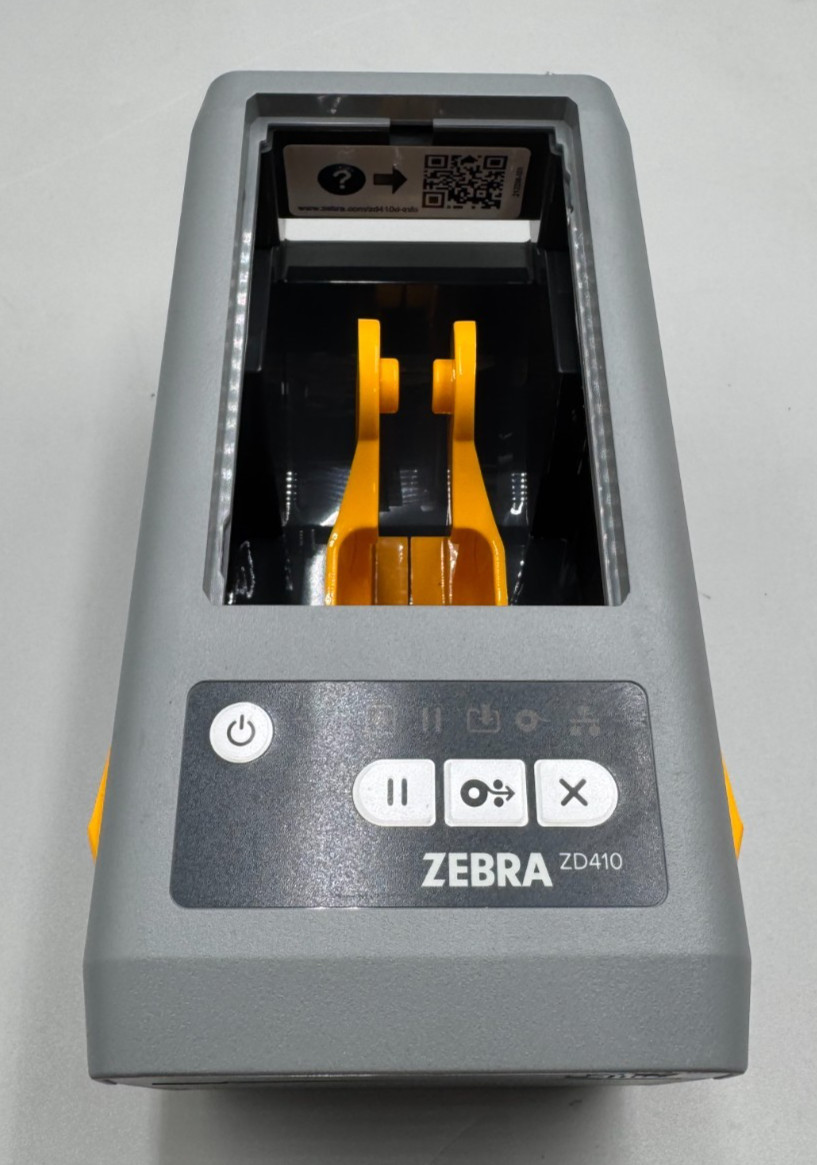Zebra ZD410 Direct Thermal Desktop Label Printer ONLY Gray Excellent/READ