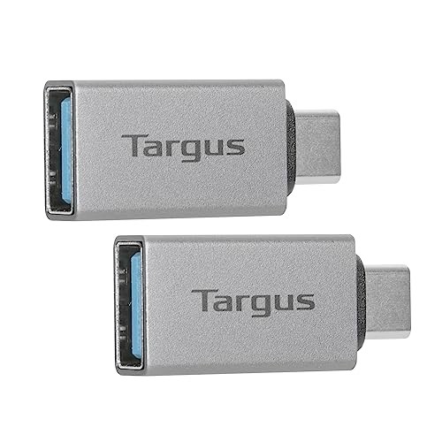 TARGUS® USB-C TO USB-A ADAPTERS, SILVER, PACK OF 2 ADAPTERS, ACA979GL - SILVER