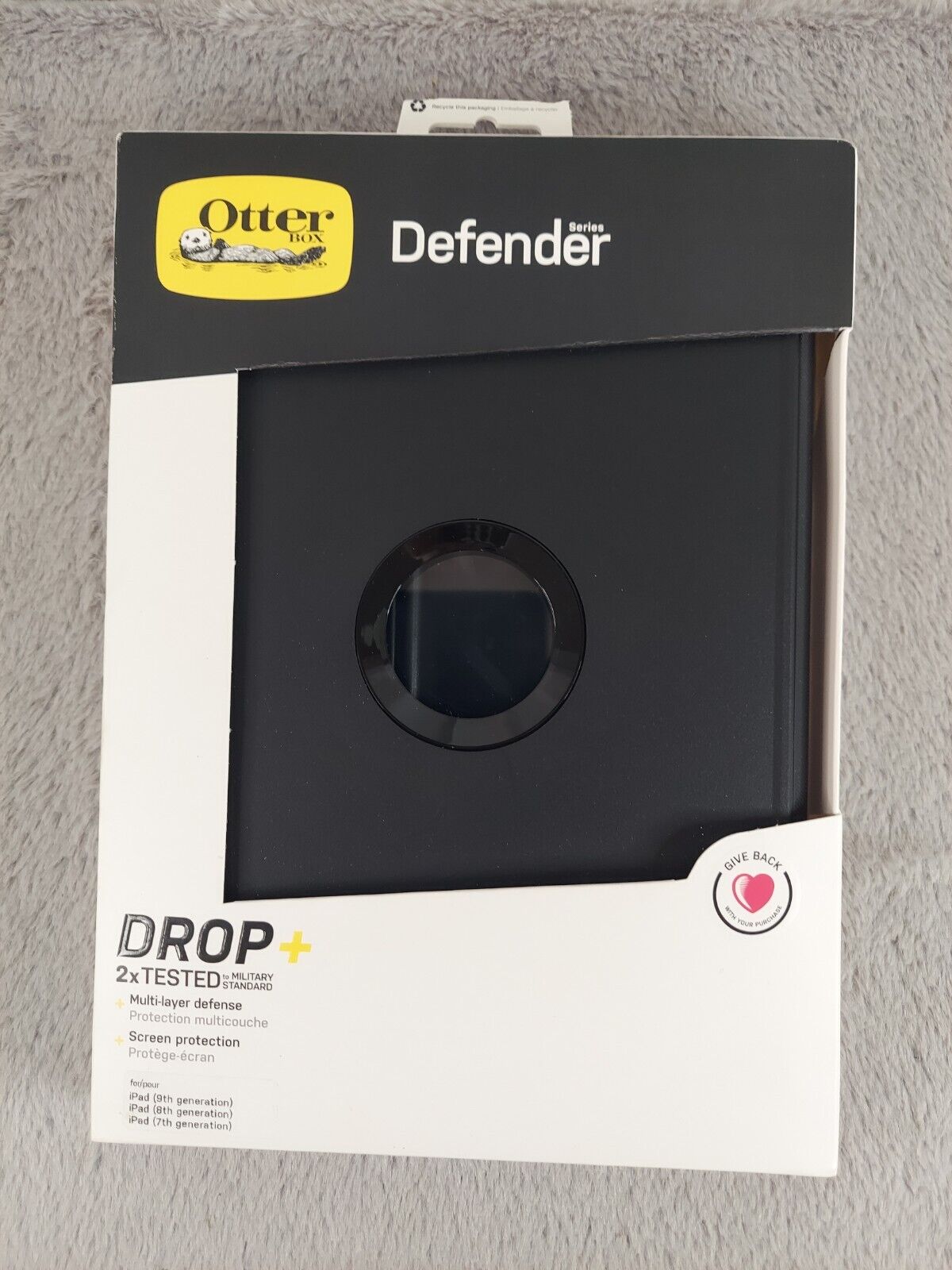 New OtterBox Defender Pro Series Case for Apple iPad (7th, 8th & 9th Gen)