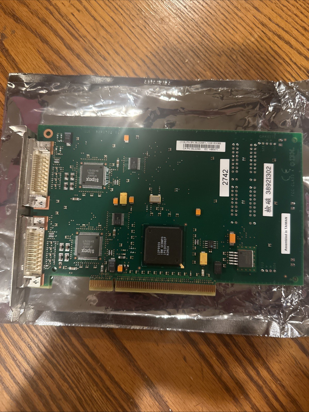 IBM 2742 39J2299 2-Line IOA 53P0702 PCI Adapter 39J2298 Granite Controller Card