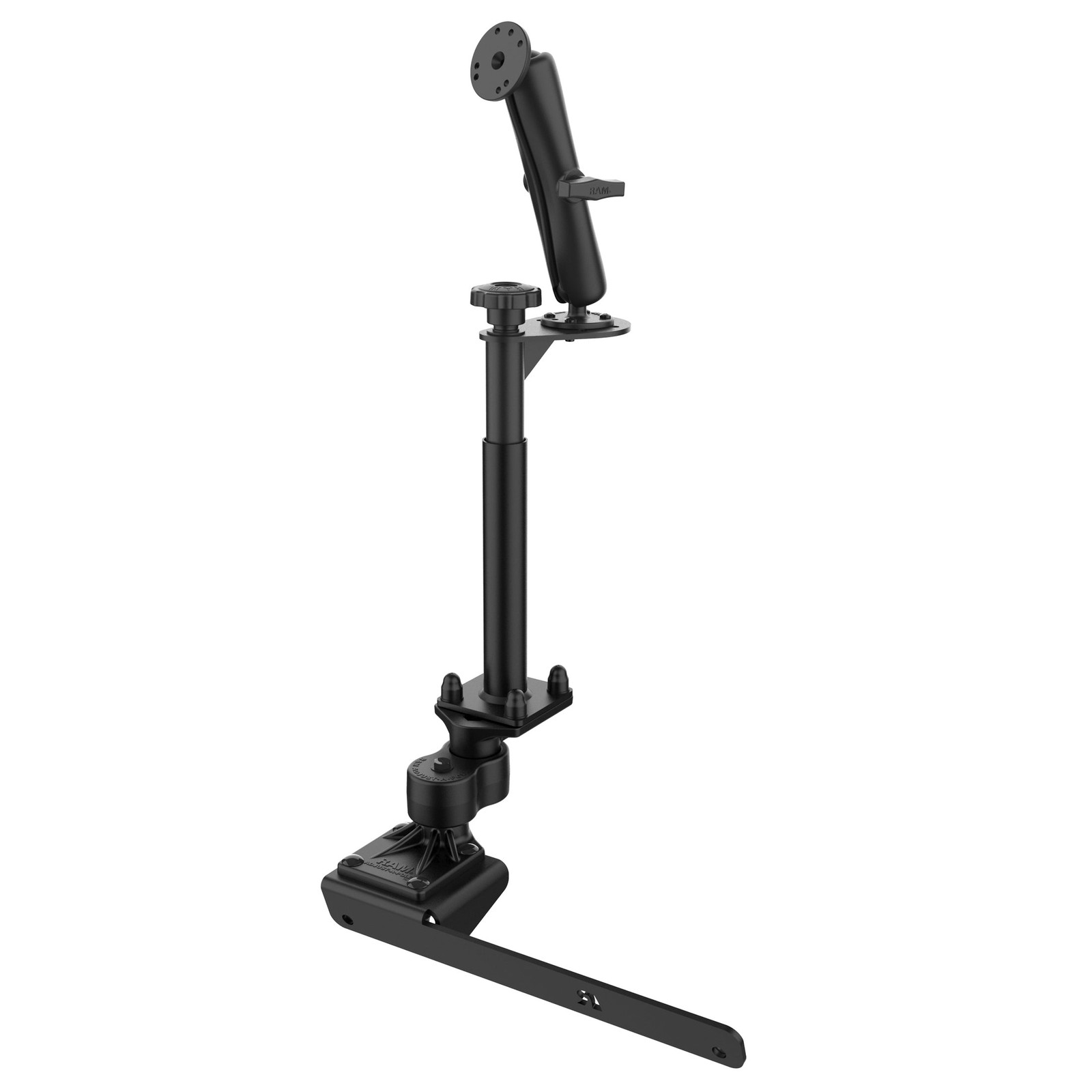 RAM-VB-178A-DB2 RAM® No-Drill™ Ball Mount for '12-26 Ram 2500 + More