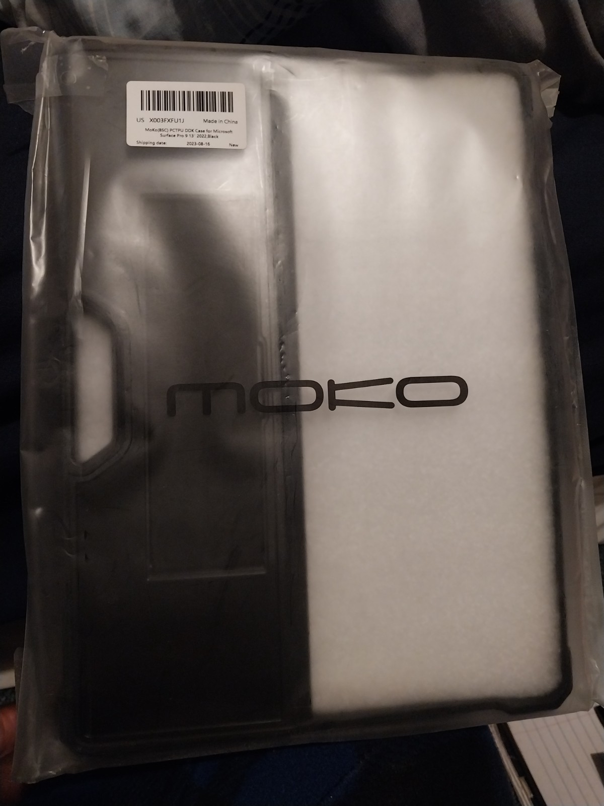 MoKo Case Fit Microsoft Surface Pro 9, 10 & 11 - 13" 2022 Black