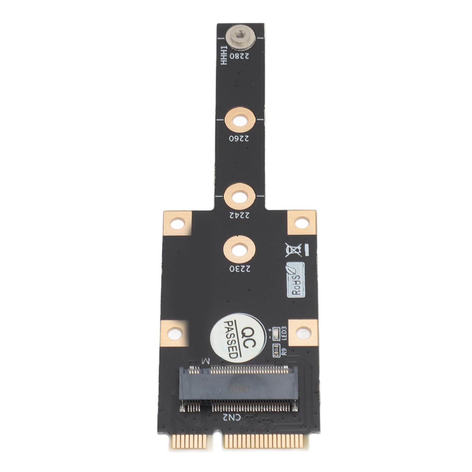 Generic Mini PCIE to M.2 M Key Adapter, NGFF Nvme SSD Adapter for Black