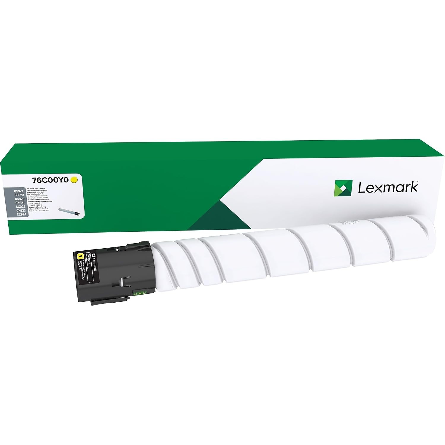 Original Lexmark 76C00Y0 Yellow Toner. New Sealed Box, We Ship Fast
