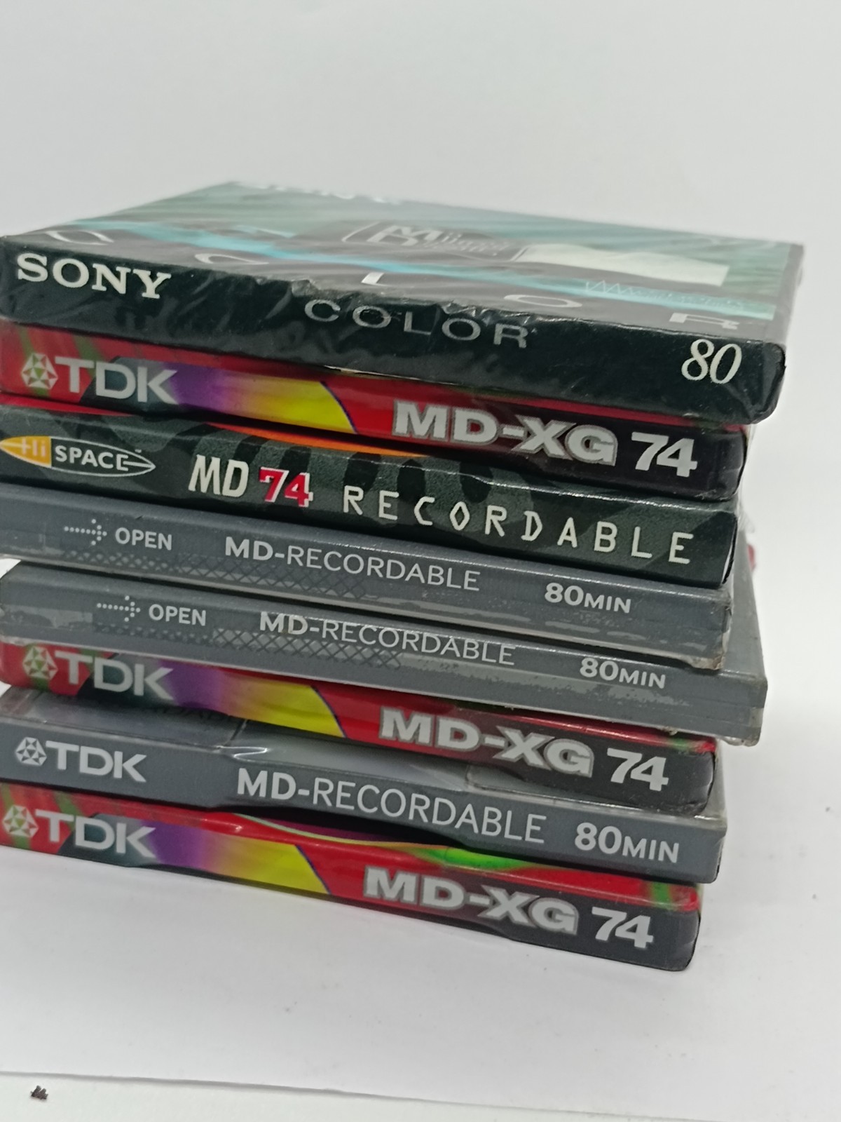 Sony Mini Discs CD Pack of 8 Mixed New