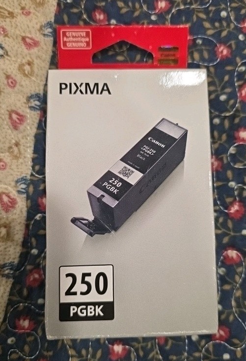 Canon PIXMA PGI-250PGBK Genuine Black Ink Cartridge PGI-250 PGBK 15ML  NIB