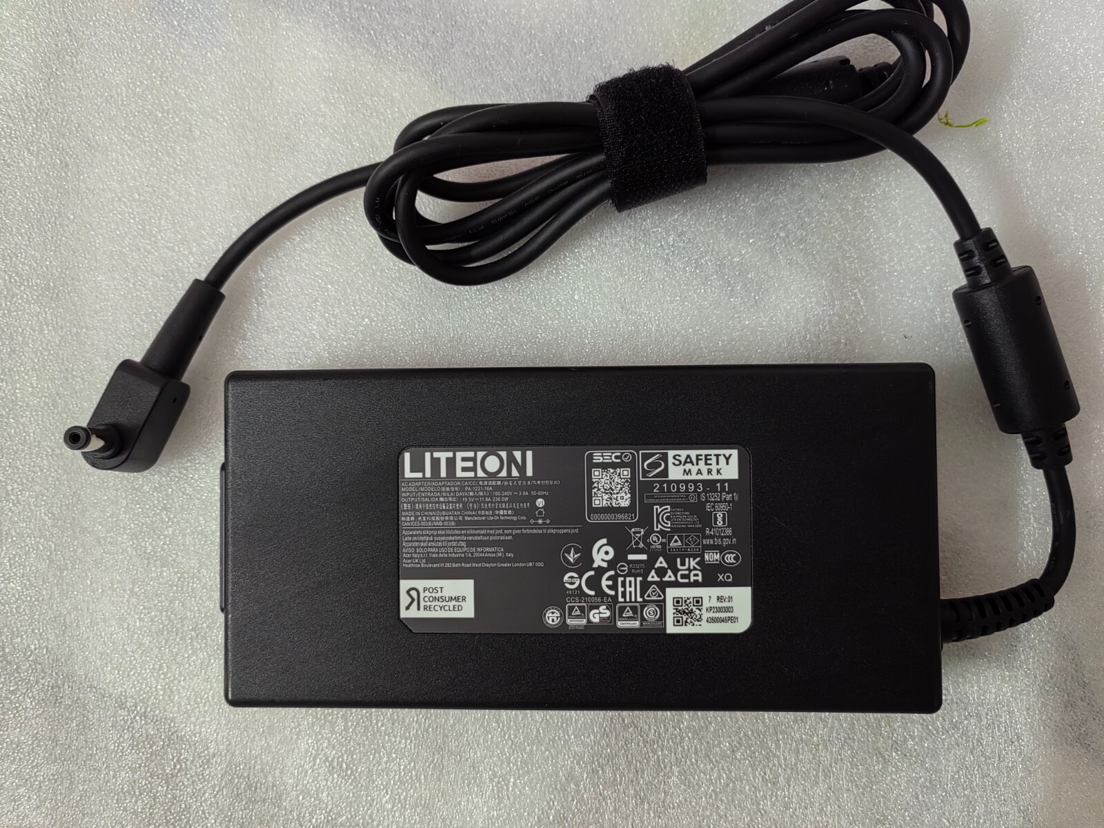 PA-1231-16A 230W 19.5V 11.8A For Acer Predator Helios Neo 16 AI N25Q4 PHN16-73