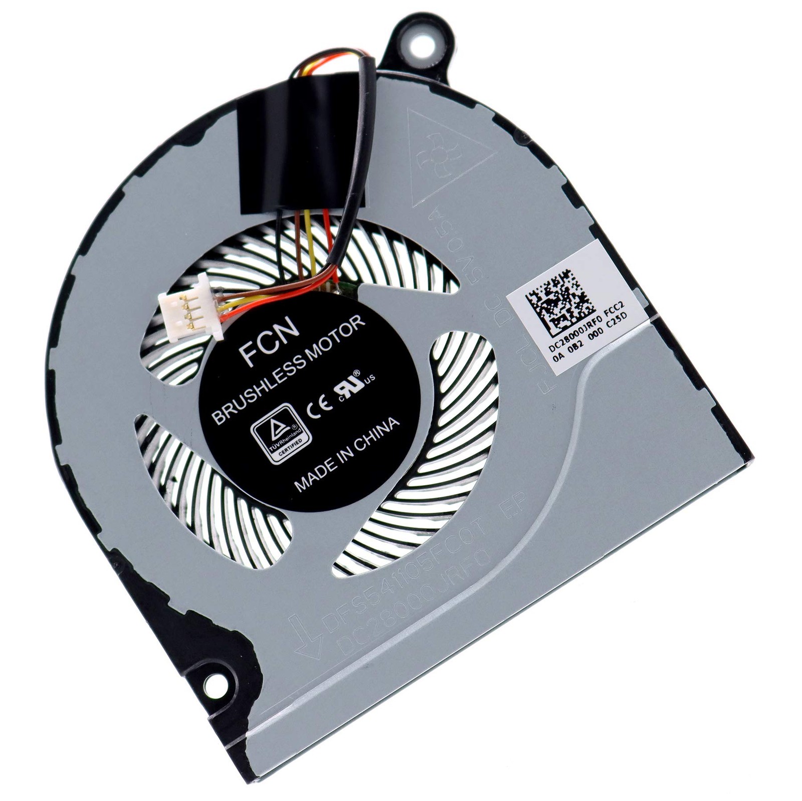 Deal4GO CPU or GPU Cooling Fan w/Cover 23.Q2CN2.001 Replacement for Black 