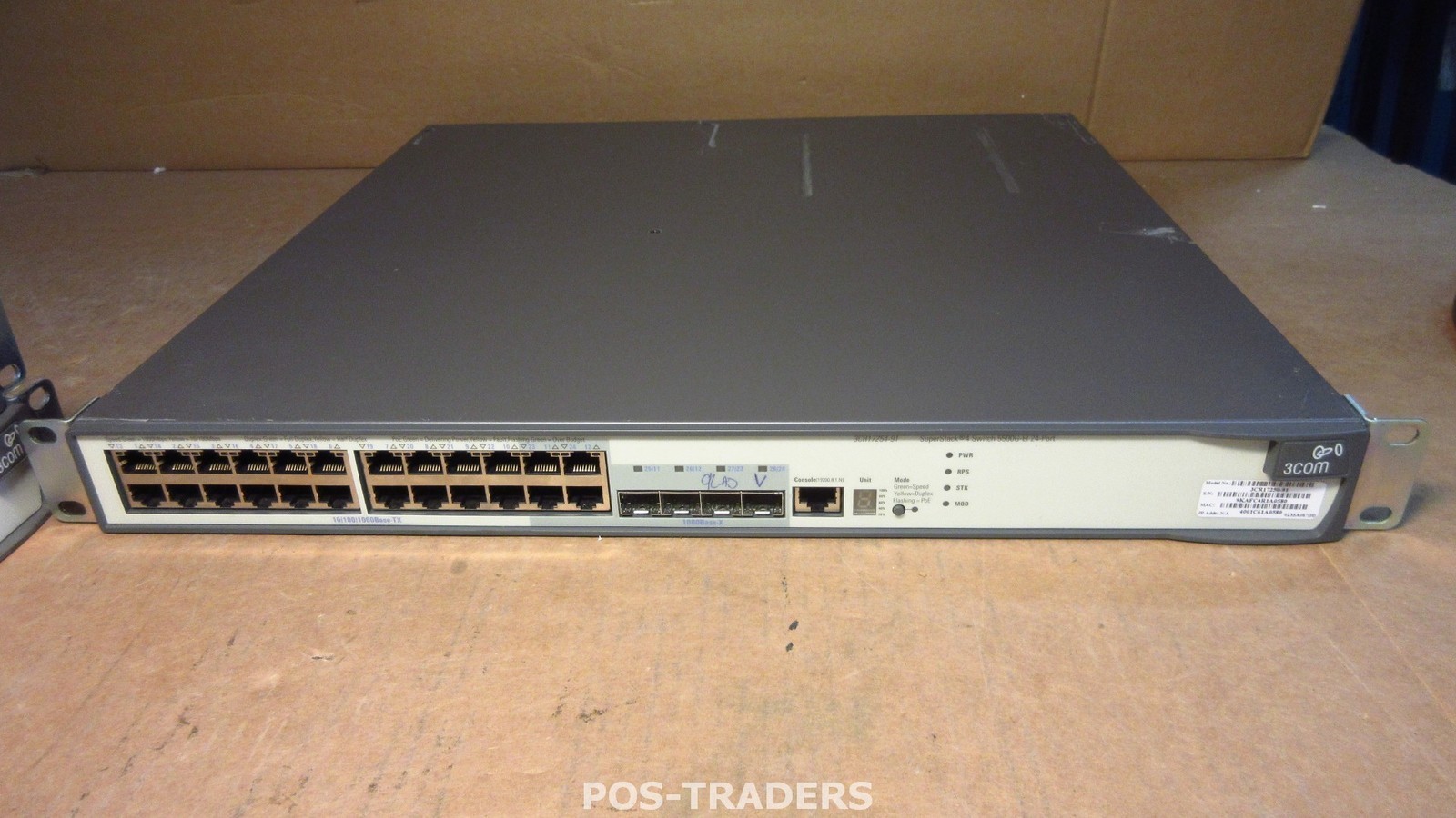 3Com 3CR17259-91 5500G-EI SFP SS4 24-Port Gigabit Managed L3 Switch