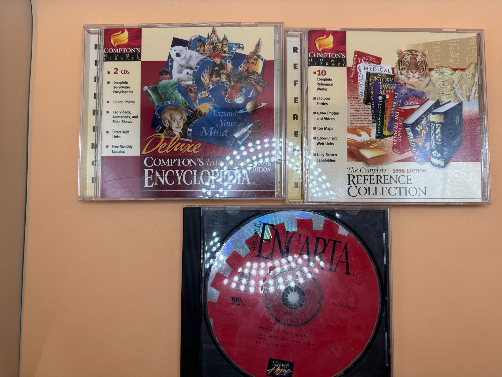 1998 Deluxe Compton's Interactive Encyclopedia & Complete Reference Collection