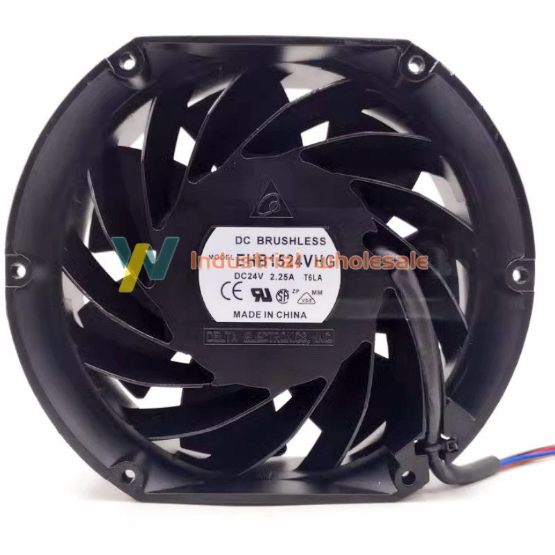 1pc new Delta EHB1524VHG 17CM 17050 24V 2.25A 24V large air volume inverter fan