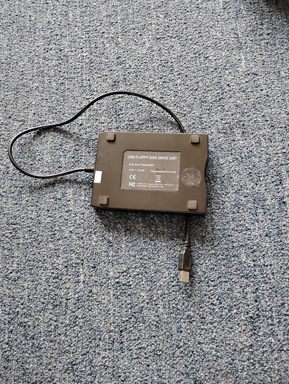 USB 2.0 3.5 inch Portable External Floppy Disk Drive 1.44Mb Reader FDD PC Laptop
