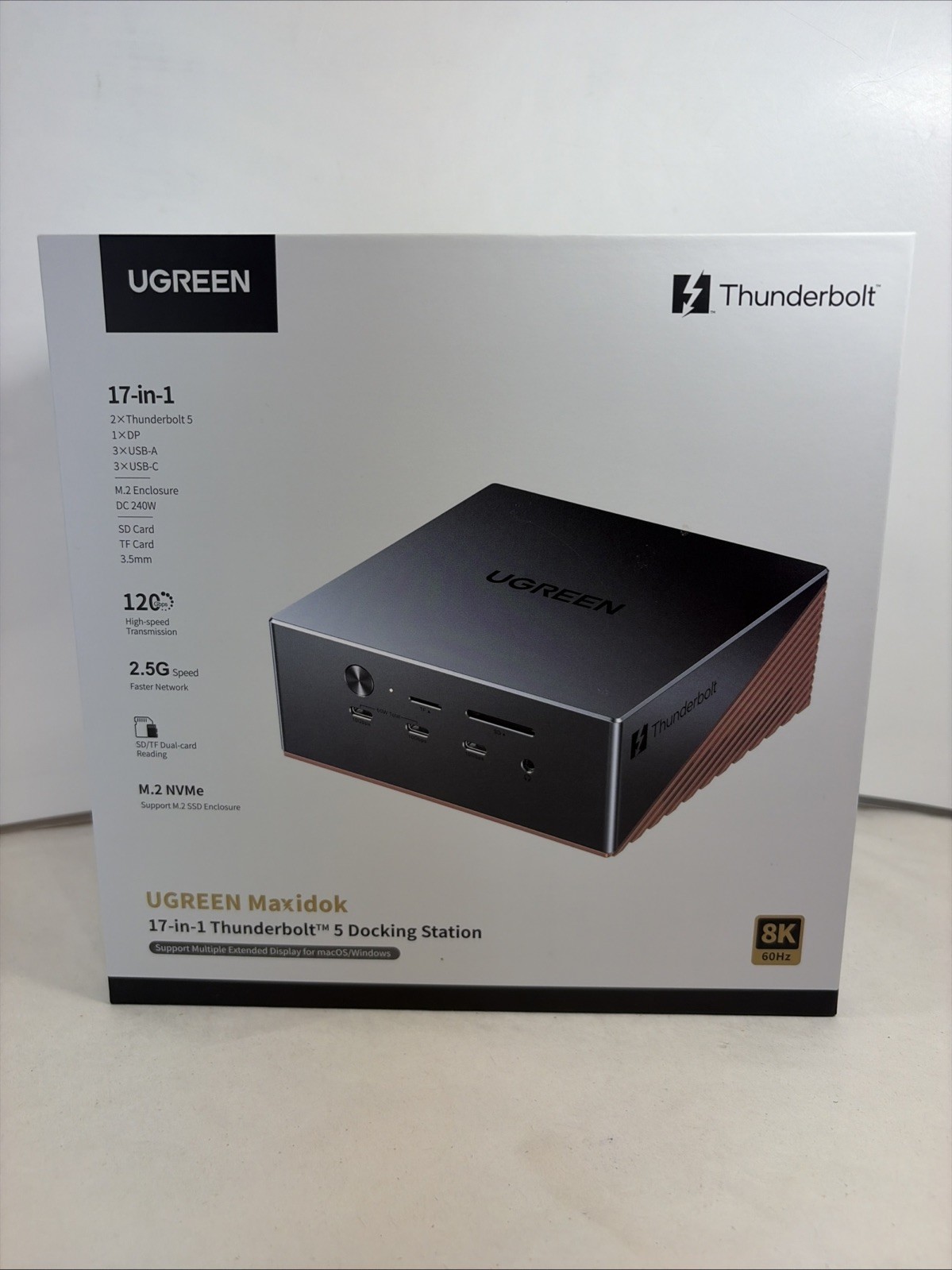 New, Sealed UGREEN Revodok Maxidok 17-in-1 Thunderbolt™ 5 Docking Station