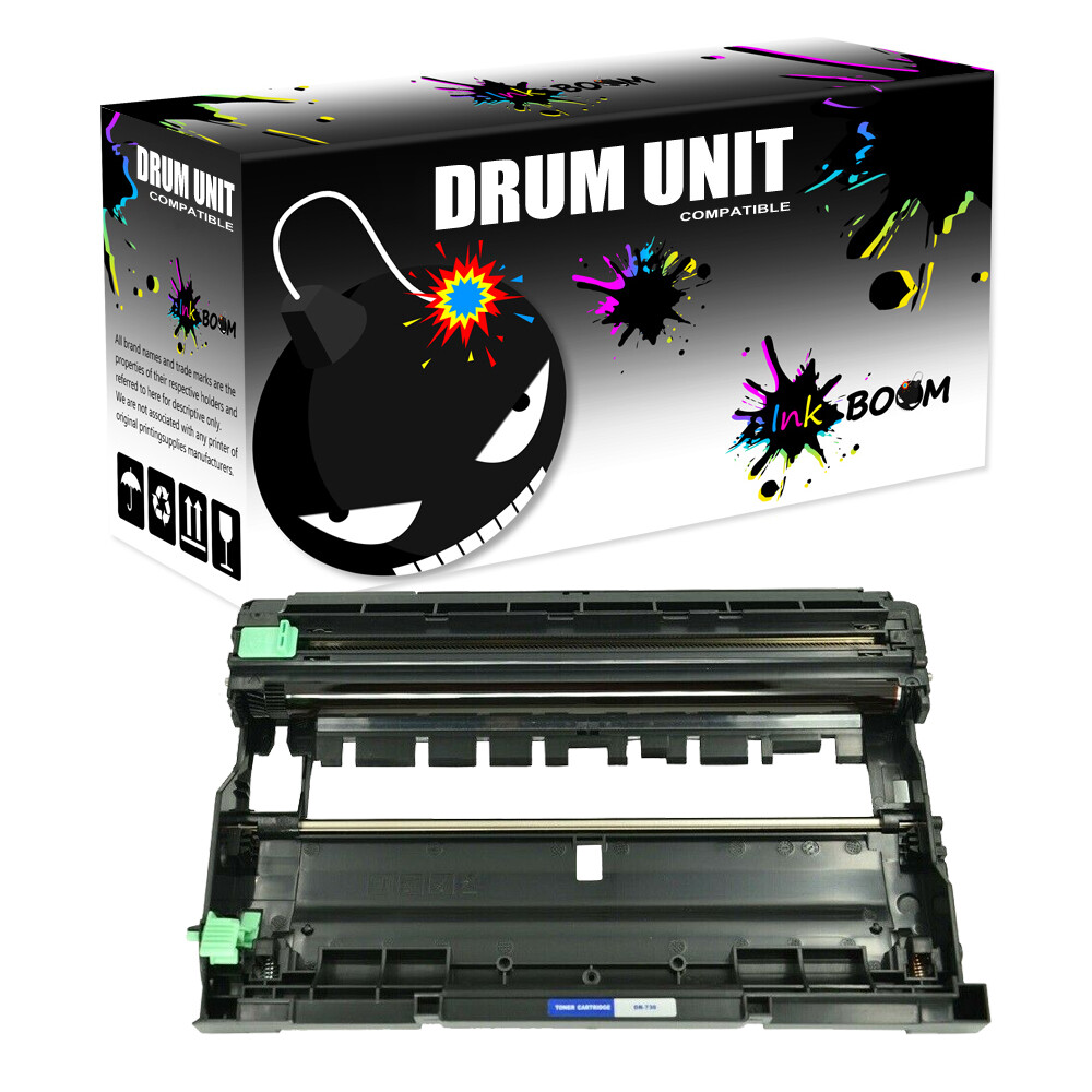 1 Black Drum Cartridge fits Brother DR730 DCP-L2550DW HL-L2370DW XL HL-L2390DW