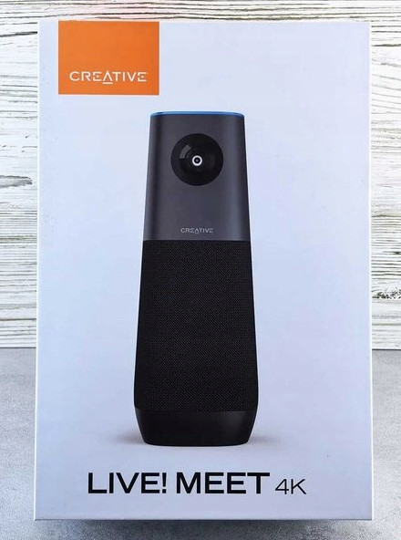 Creative Live Meet 4K VF0920 UHD Conference Webcam Speakerphone AI Tracking EPTZ