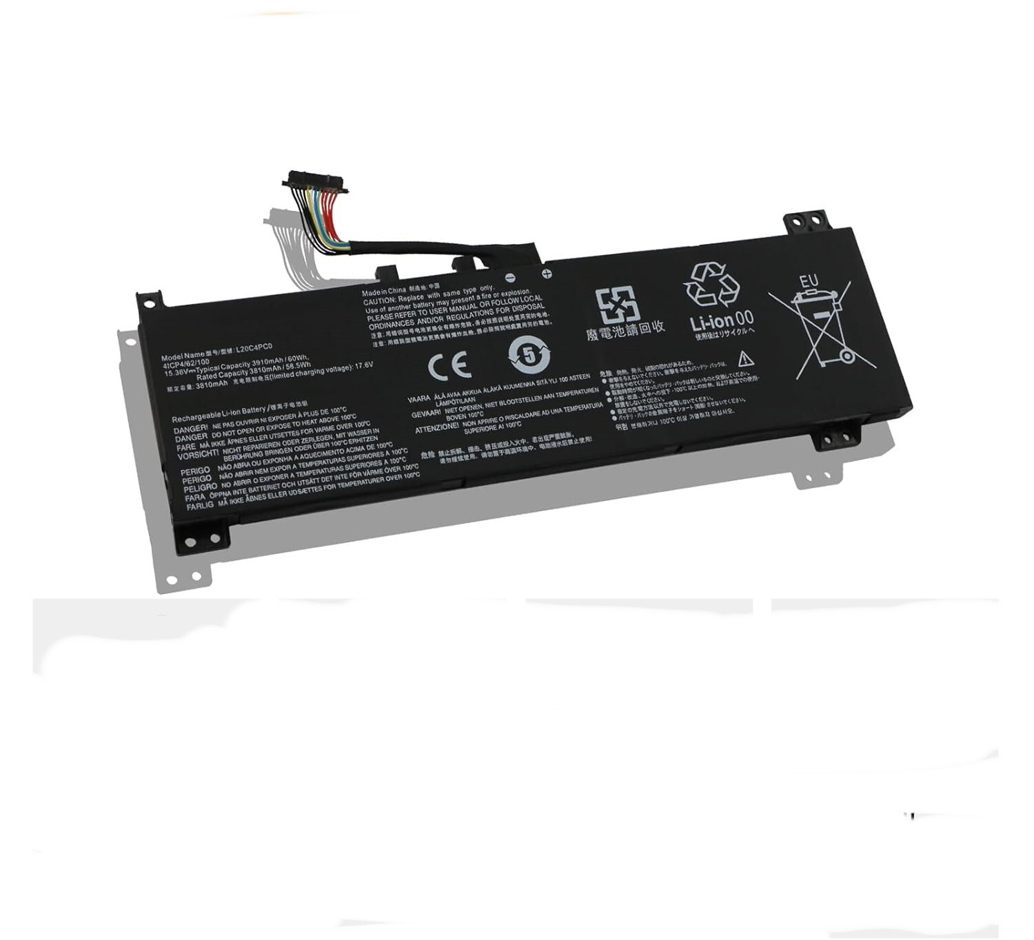15.36V 60Wh Laptop Battery For Lenovo Legion 5 15ITH6H 15ACH6H 15ACH6A 15IAH7H