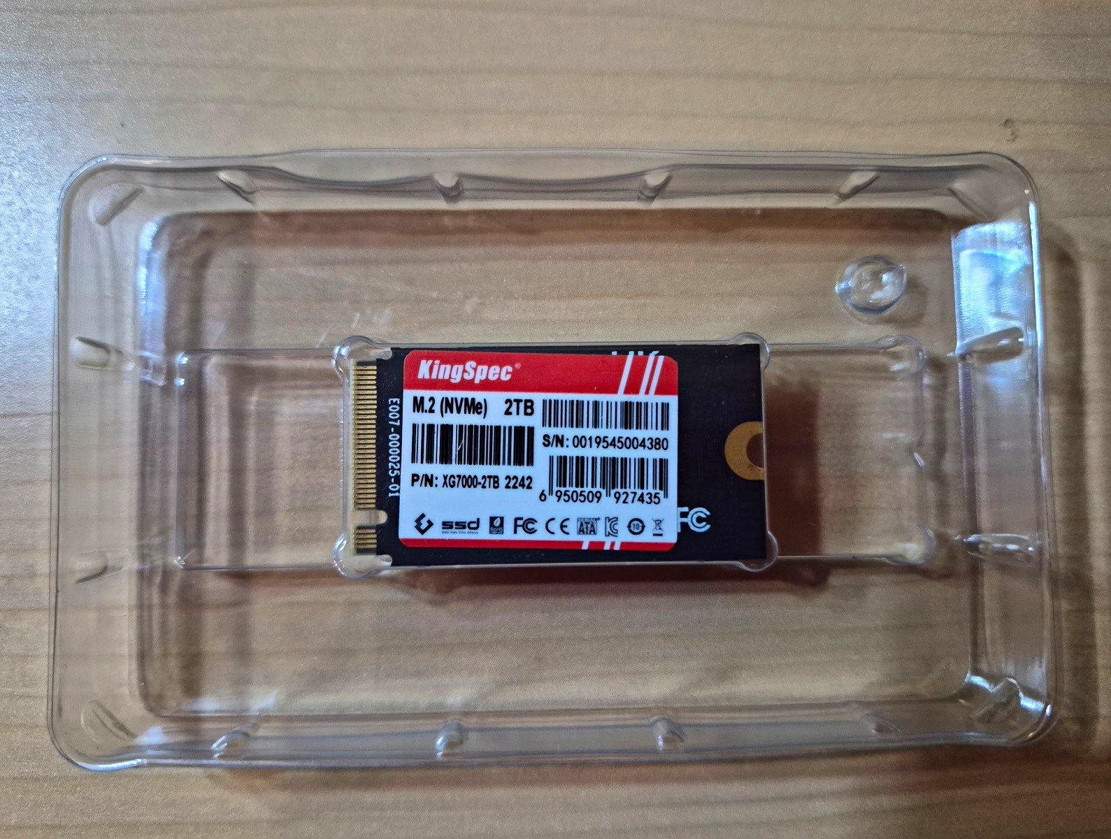 KingSpec XG7000 Series 2TB M.2 2242 NVMe PCIe Internal SSD 7200MB/s