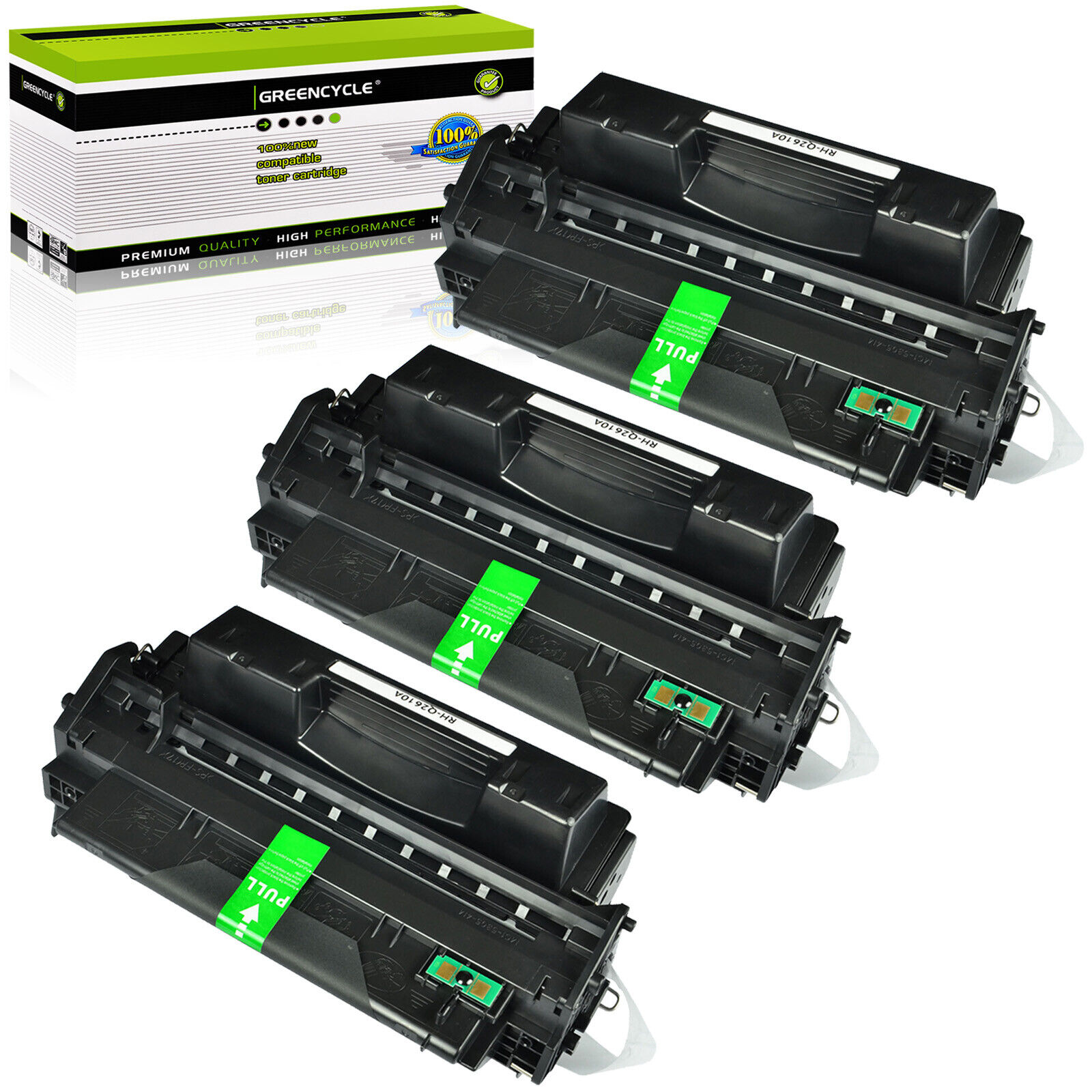 3PK Q2610A 10A Toner Cartridge Compatible For HP Laserjet 2300 2300L 2300DTN