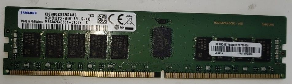 SAMSUNG M393A2K43BB1-CTD6Y Server Memory 16GB DDR4 2Rx8