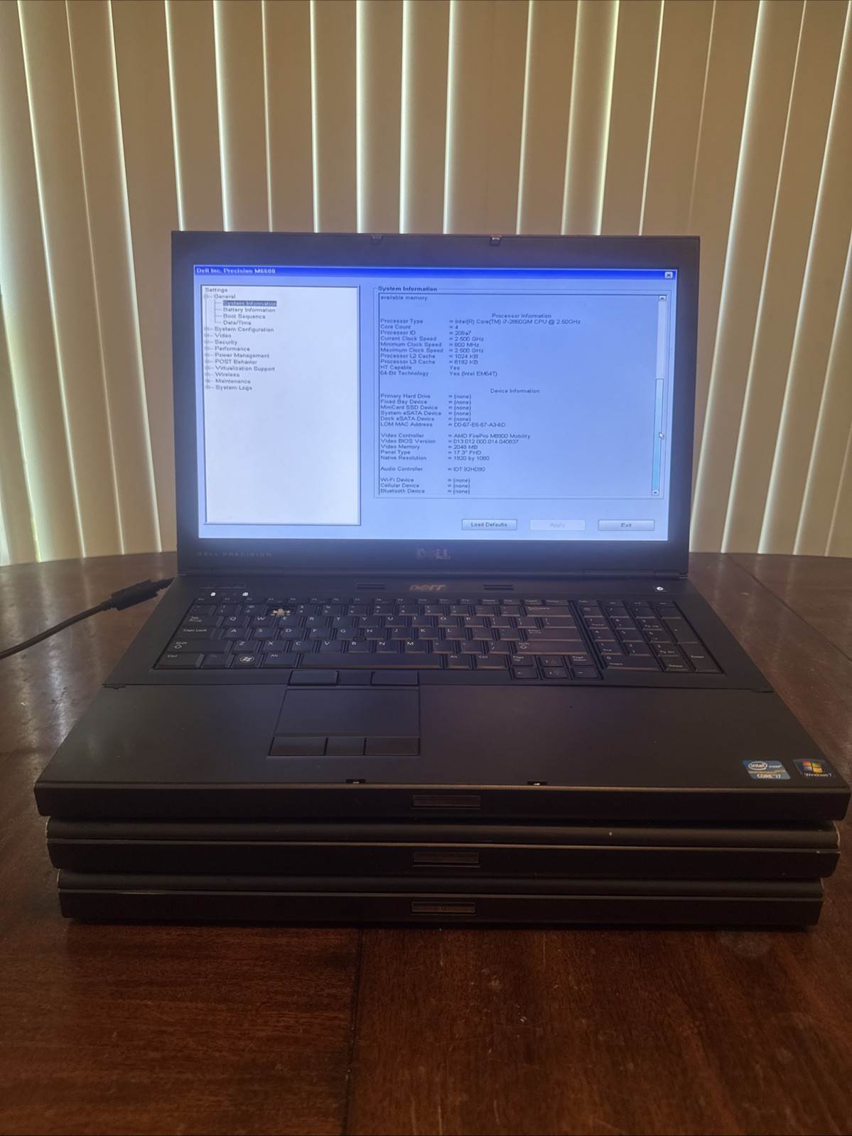 (Lot of 3) Precision M6600 17.3" Laptop i7-2860QM 2.50GHz 16GB RAM AMD **NO HDD*