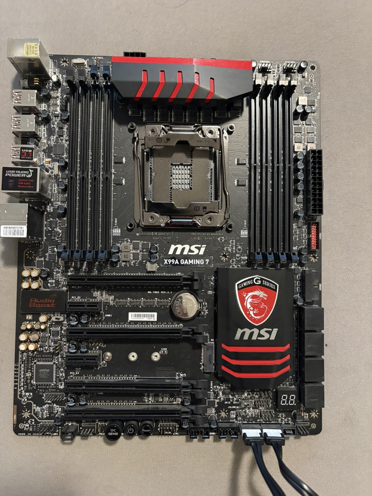 MSI X99A GAMING 7 LGA 2011-3 MOTHERBOARD (MBB29)