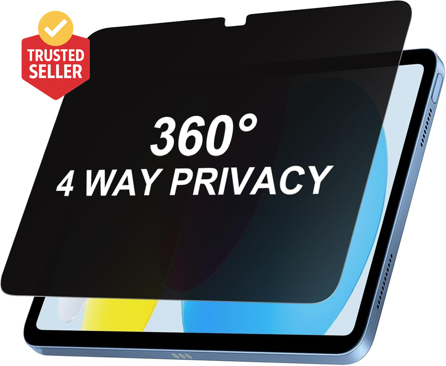 360° 4 Way Privacy Screen Protector for Ipad A16 11Th/ 10Th Generation (11/10.9 