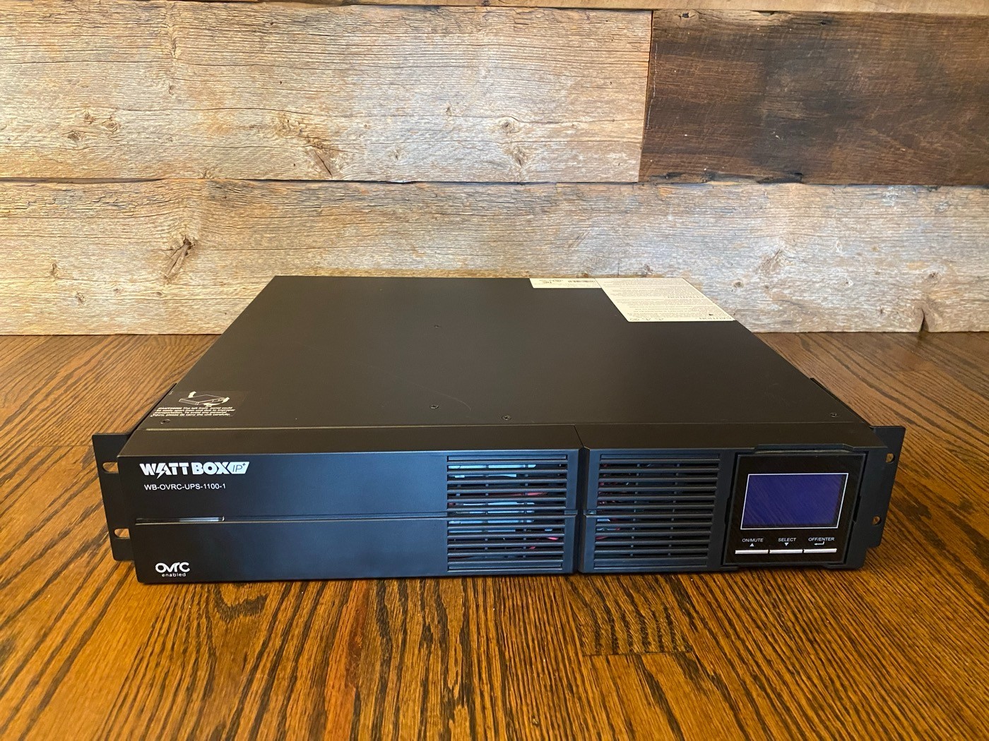 WattBox WB-OVRC-UPS-1100-1 1100VA Pure Sinewave Pow UPS 990W Battery Backup 2U