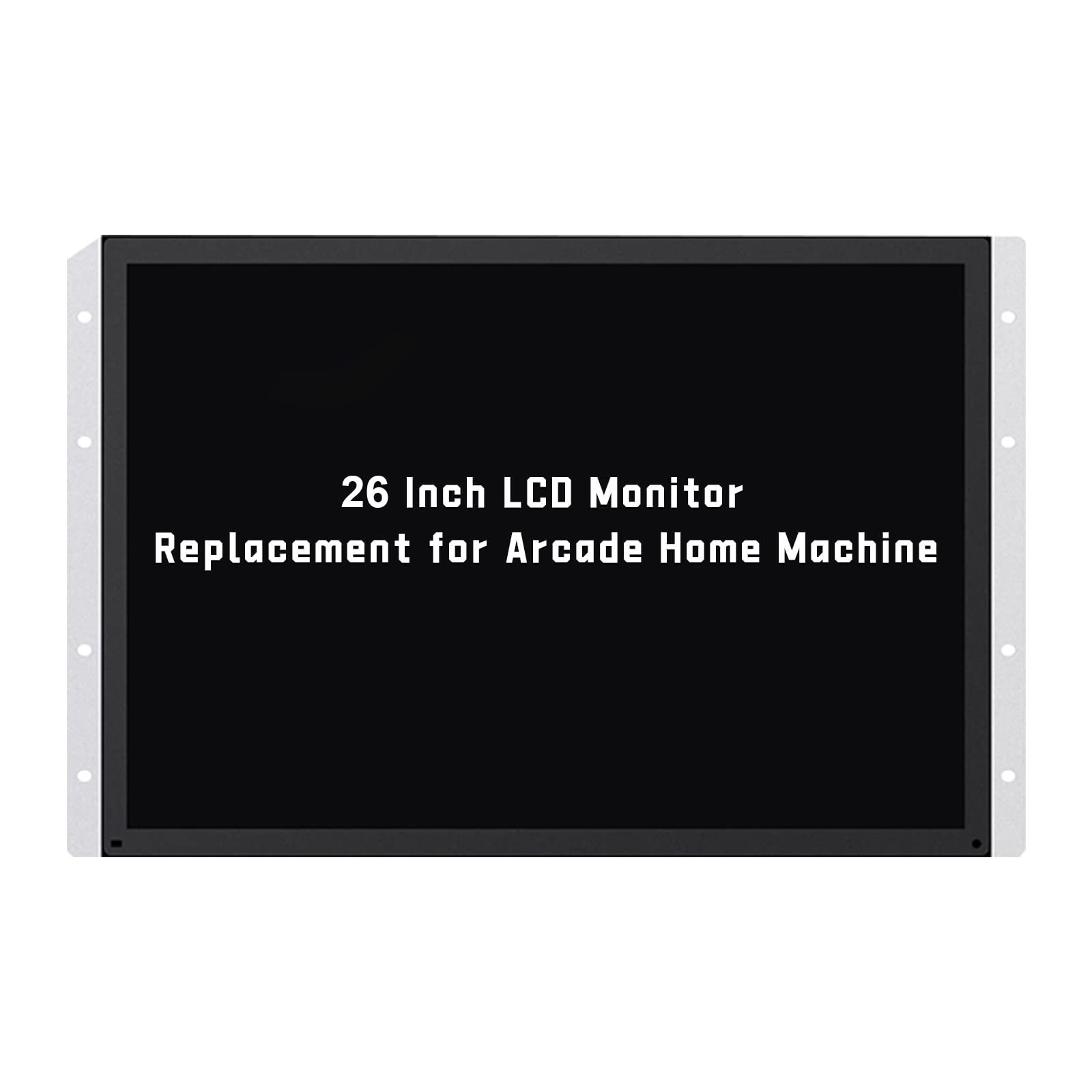 UNICO 26 inch Arcade Monitor 4:3 Ratio LCD Gaming Monitor for HDMI/VGA/CGA/E...