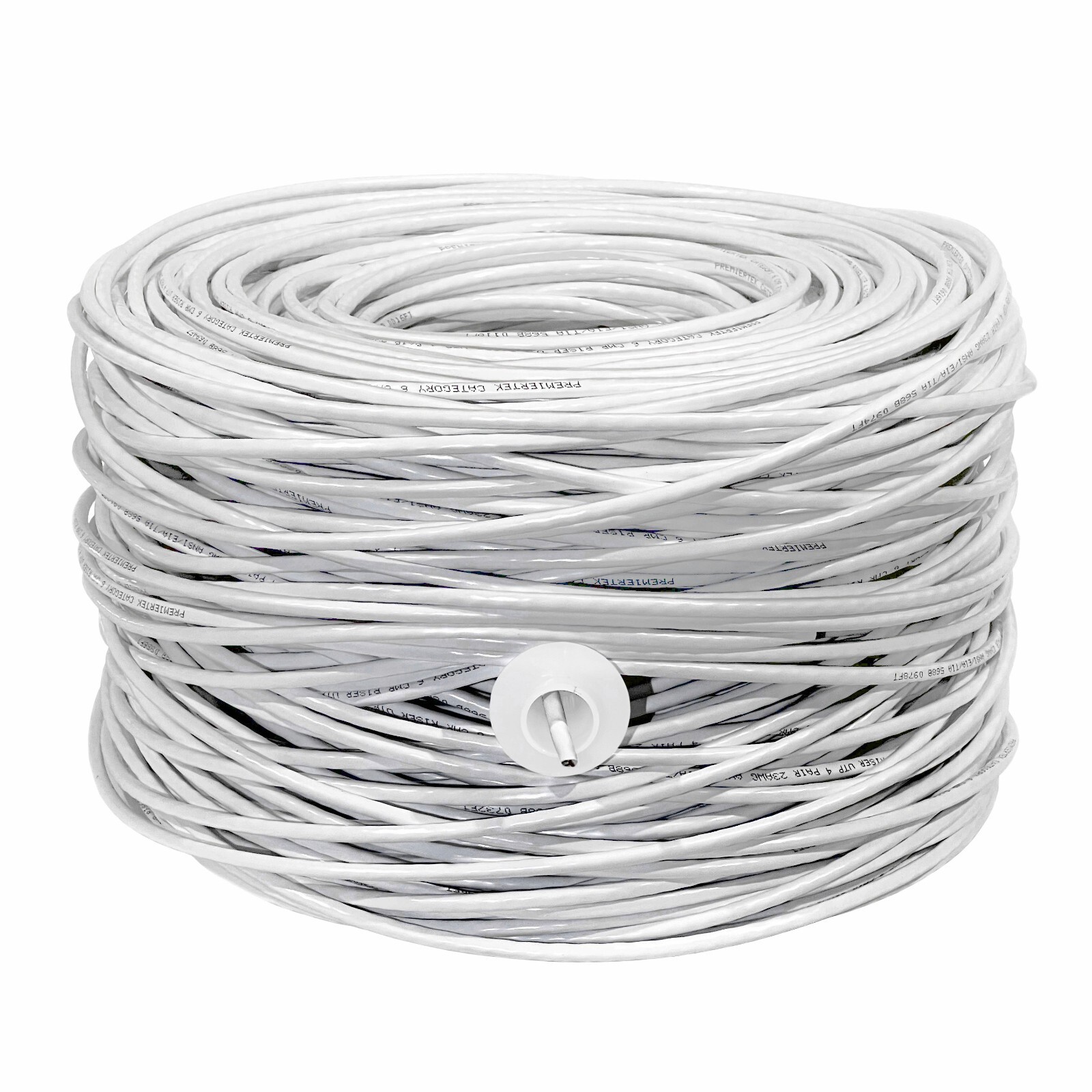 CAT6 1000FT UTP Cable 23AWG Riser 550MHz Network Ethernet Bulk Wire LAN NEW GRAY