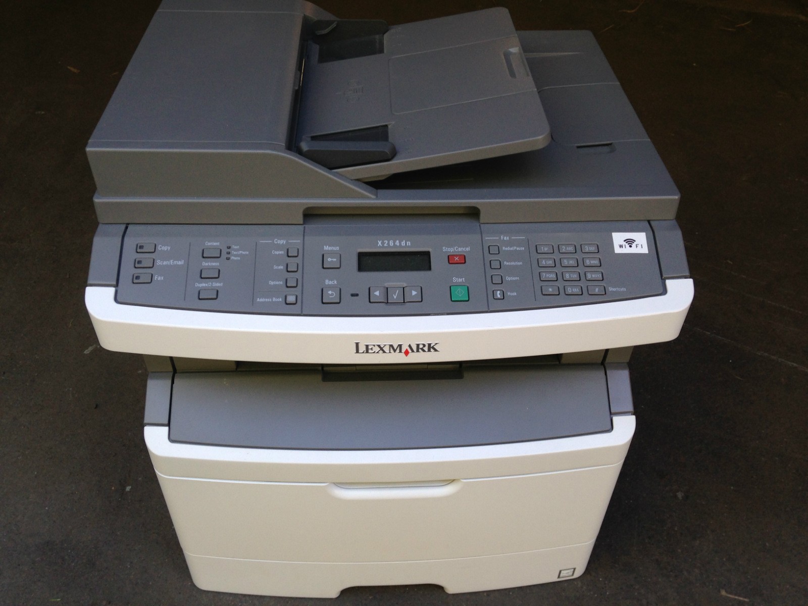 Lexmark X264dn All-in-One Workgroup Laser Printer - 23k Pages & Complete