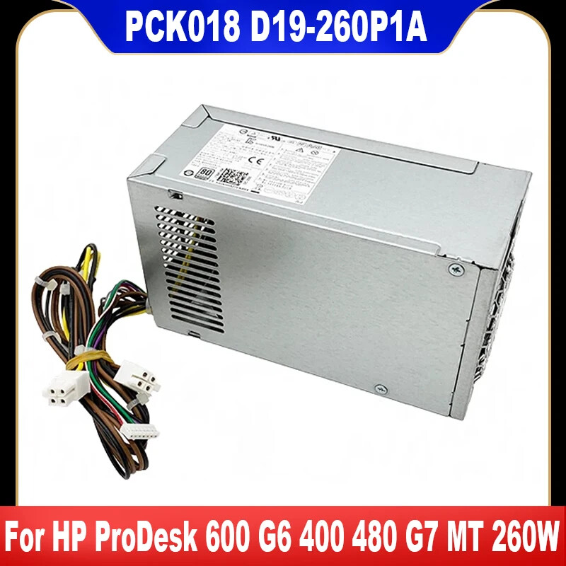 PCK018 D19-260P1A Original For HP ProDesk 600 G6 400 480 G7 MT 260W Power Supply