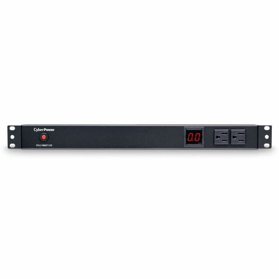 CyberPower PDU15M2F12R 100 - 125 VAC 15A Metered PDU