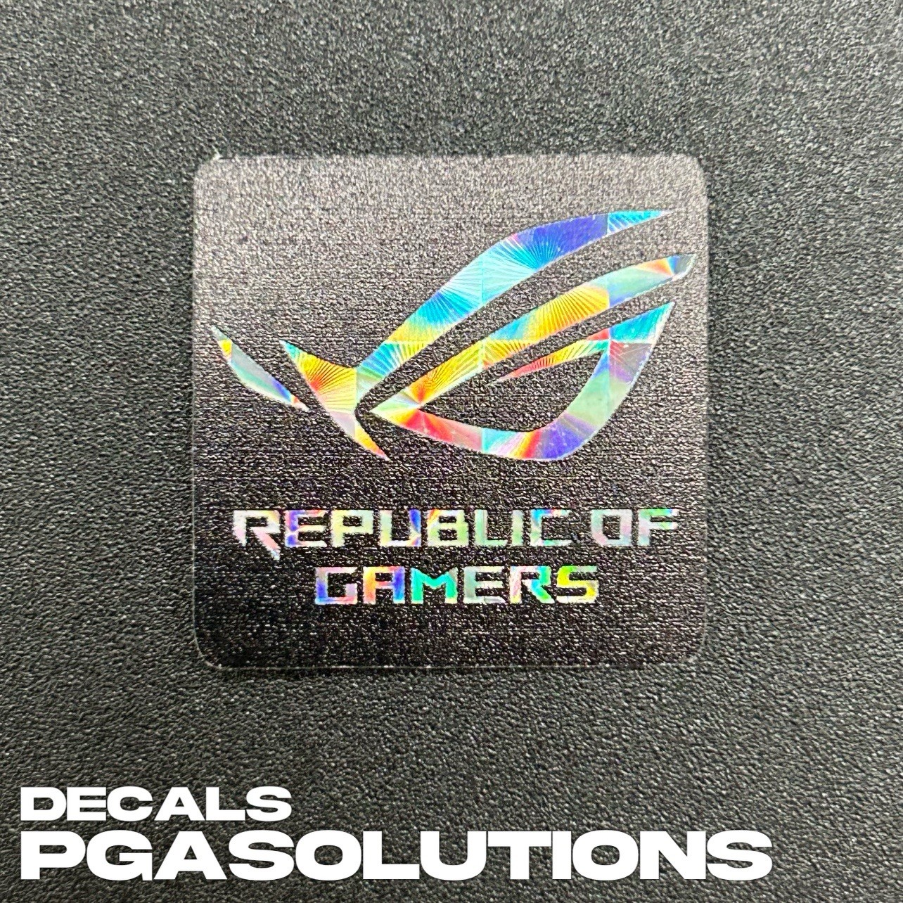 1x Asus ROG Prismatic Desktop / Laptop Custom Sticker Label