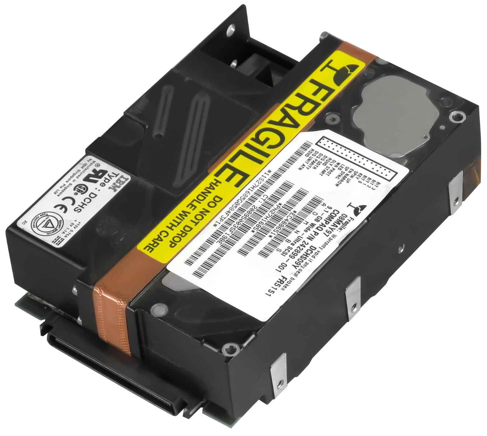 HARD DRIVE COMPAQ 242899-001 27H1685 DCHS09Y 9.1GB 7.2K ULTRA SCSI 3.5''