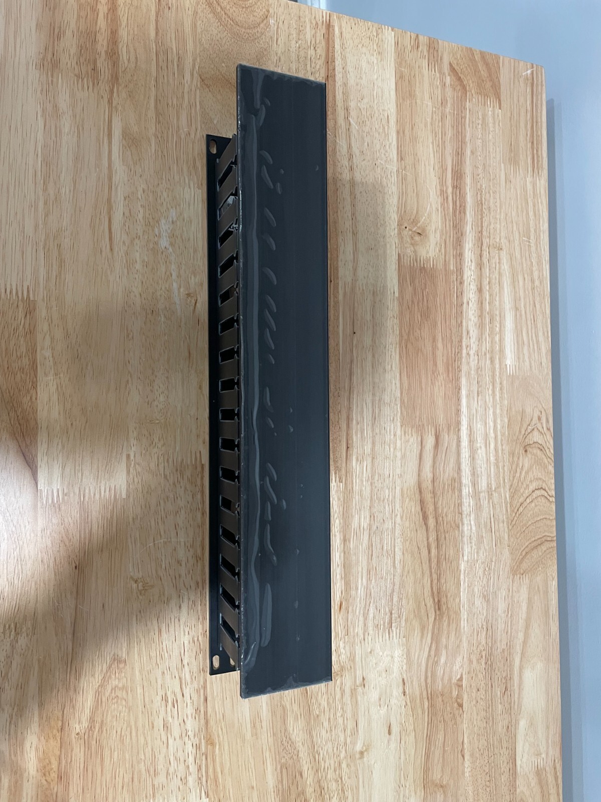 HellermannTyton - WMB1 - Horiz. Wire Mgr Sgl-Sided 2U 3x3in Blck (1 EA)