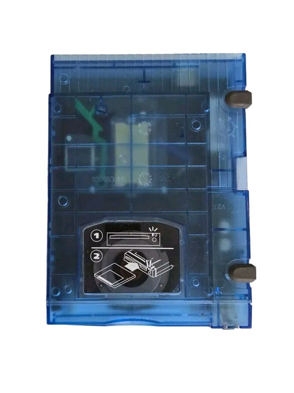 Iomega Zip 100 USB External Disk Drive Z100USB Translucent Blue Untested
