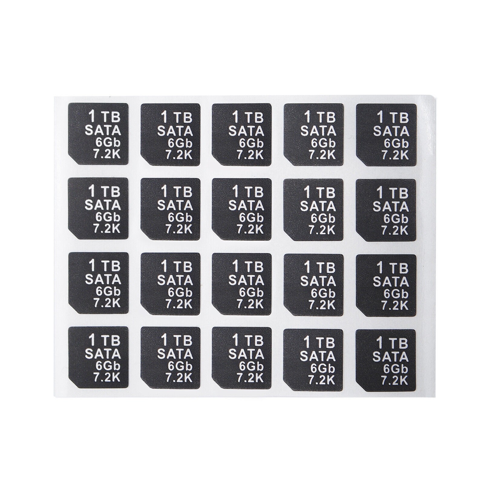 100PCS Capacity Sticker FOR DELL DXD9H X7K8W 14gen Hard Disk Tray Caddy US ship