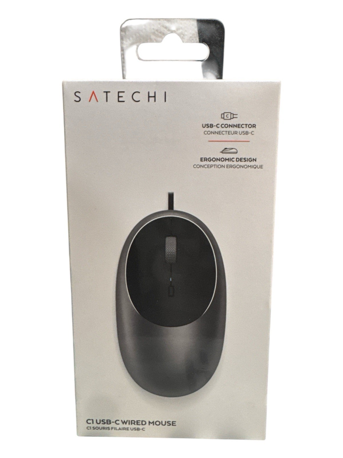 Satechi Aluminum C1 USB C Wired Mouse Optical Computer Mouse for M2/ M1 MacBook